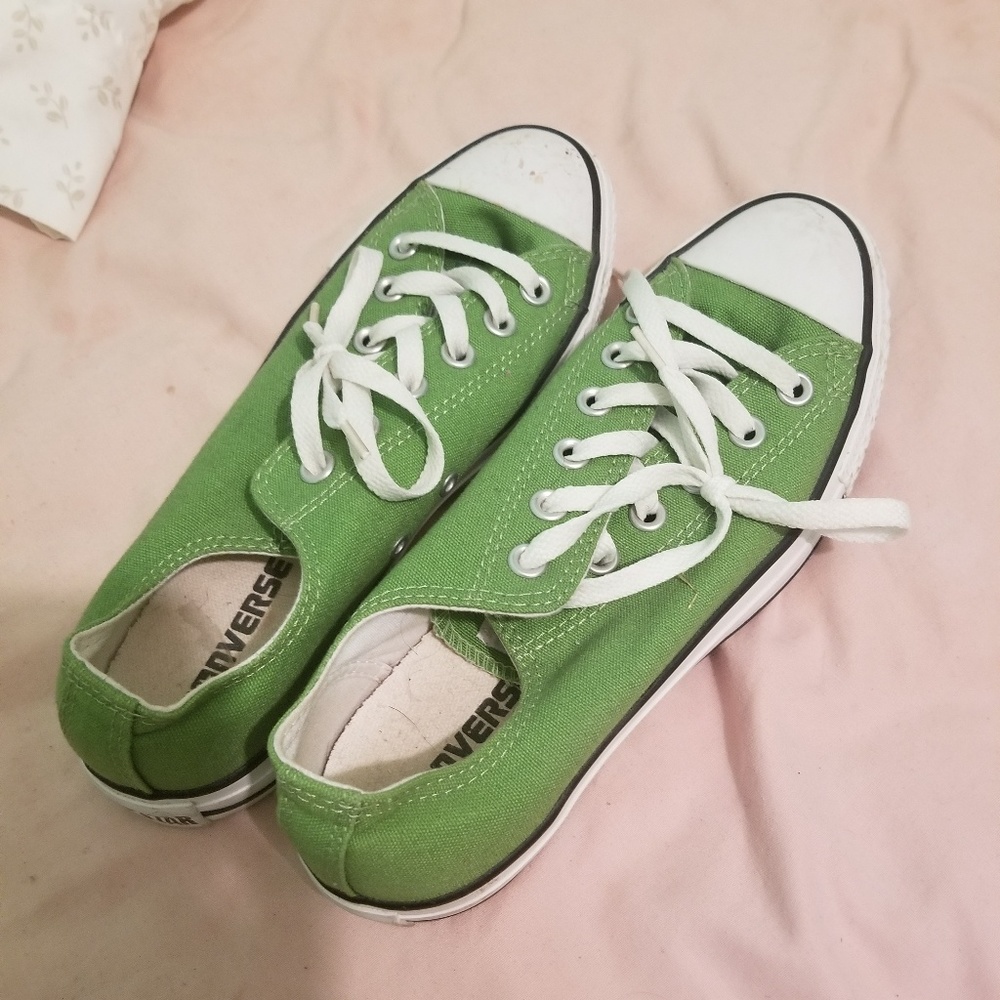 Green Converse Chuck Taylor Low Top